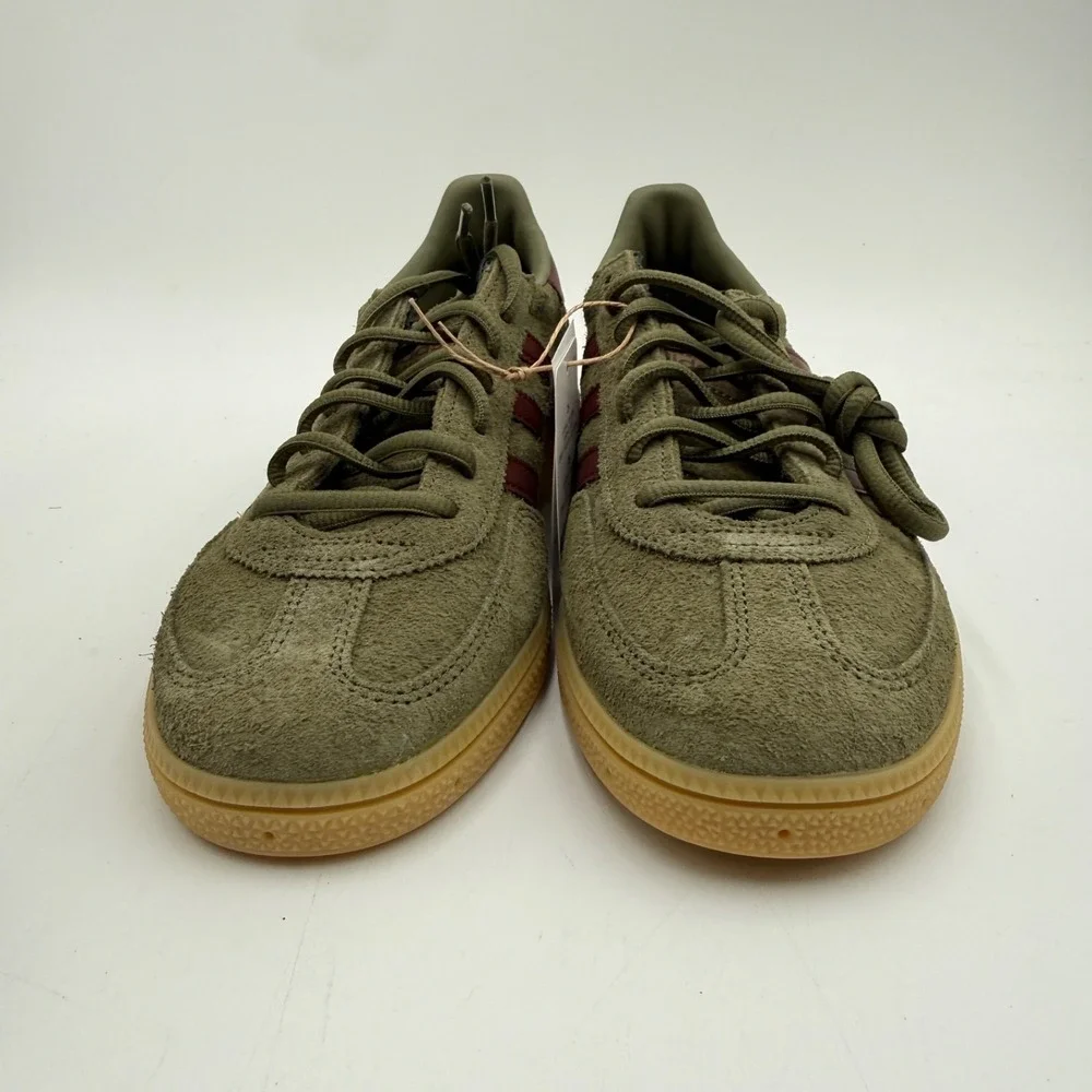Adidas Men's Size 11.5 Handball Spezial Casual Shoes Olive Brown Gum JQ8297 NEW